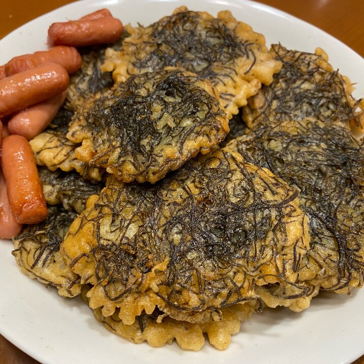 カリモチ!簡単もずくの天ぷら